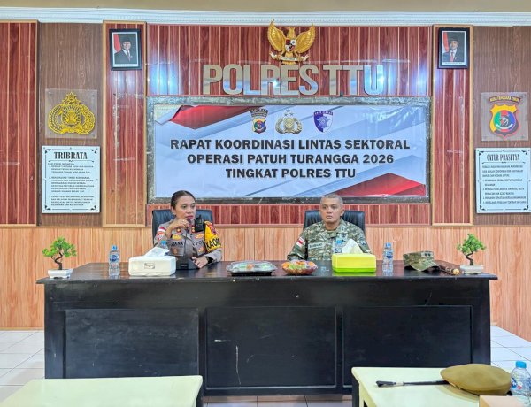 Polres TTU Gelar Rakor Lintas Sektoral Operasi Patuh Turangga 2026, Perkuat Sinergitas untuk Wujudkan Kamseltibcarlantas