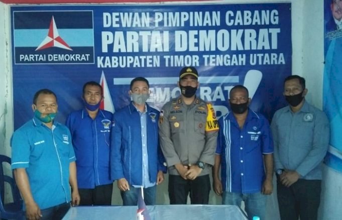 Ketua DPC Partai Demokrat, mengucapkan terima kasih pada Kapolres