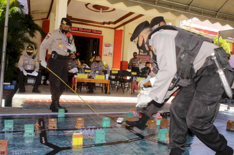 Polres TTU gelar Latihan TFG, langsung disaksikan Karo Ops dan Dir Samapta Polda NTT