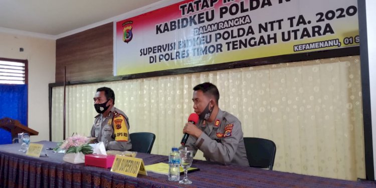 Tatap muka dan Supervisi Bidkeu Polda NTT di Polres TTU