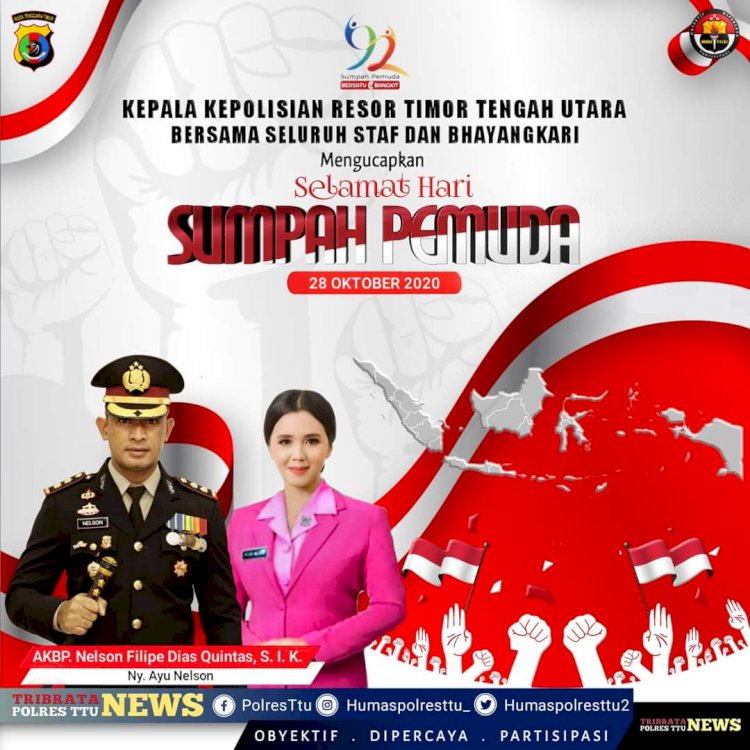 Ucapan Selamat Hari Sumpah Pemuda dari Kapolres TTU