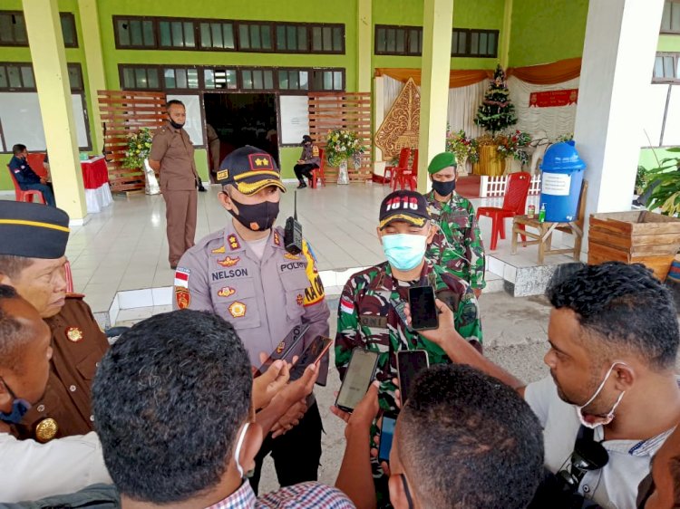 Dengan kekuatan penuh, Polres TTU amankan Pleno terbuka tingkat KPUD TTU