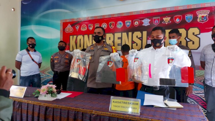 Empat Orang Komplotan Pencurian Handphone, Berhasil dibekuk Polres TTU, Dua Masih Buron