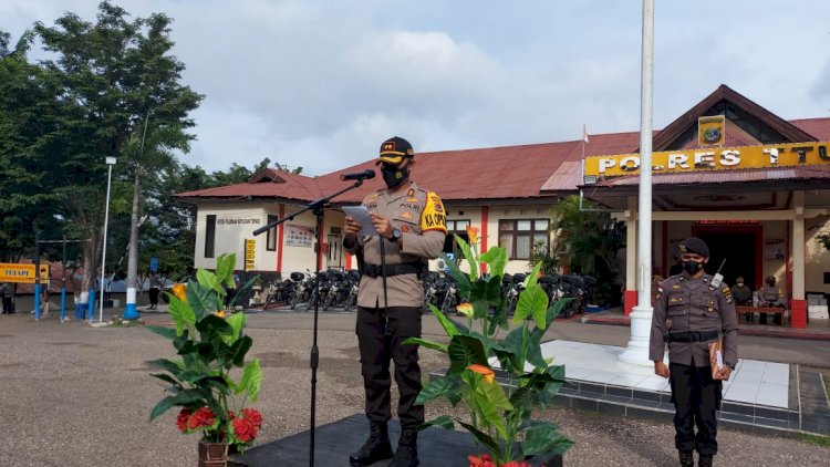 Gandeng seluruh Stakeholder, Polres TTU Gelar Apel Kesiapsiagaan Penanggulangan Bencana Alam dan Karhutla