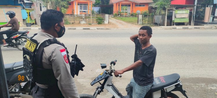 Raimas Polres TTU Beri Teguran Pengendara ‘Kepala Batu’