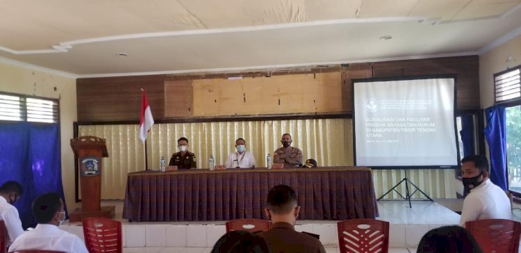 Satreskrim Polres TTU Gelar Kegiatan Sosialisasi Produk Bahasa dan Hukum