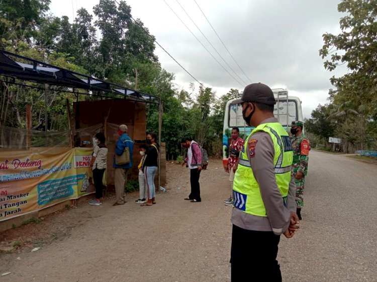 Polsek Biboki Selatan Periksa PPDP dari Atambua dan Malaka yang Masuk ke TTU