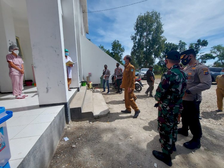 Kapolres TTU Bersama Bupati dan Wabup Cek Lokasi Vaksin dan RS Covid-19