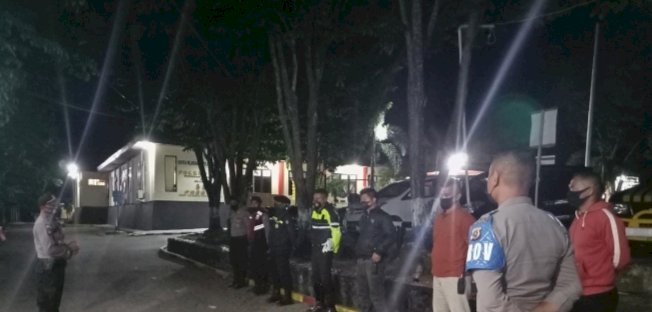 Piket Fungsi Polres TTU Gelar Patroli Lampu Biru