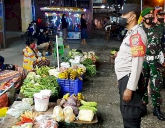 Satbinmas Polres TTU Gandeng Kodim 1618/TTU Sosialisasi Vaksinasi