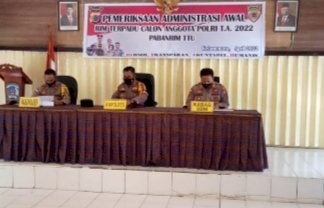 Polres TTU Gelar Sidang Kelulusan Rikmin Awal Rim Terpadu Calon Anggota Polri