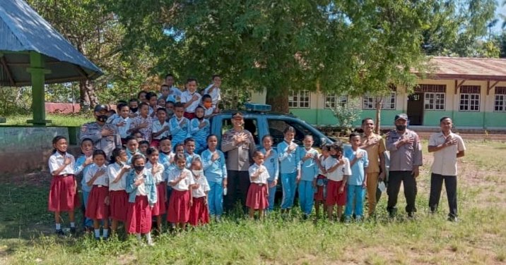 Kapolsek Miotim Edukasi Anak Sekolah Tentang Bahaya Miras