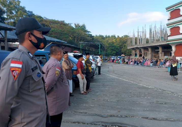 Kabag Ops Polres TTU Pimpin Pam Halal Bihalal Lebaran Ketupat di Masjid Al Muhajirin