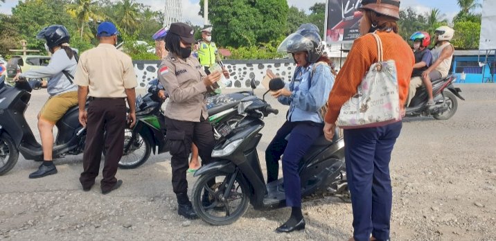 Hari ke-2 Operasi Patuh Turangga di TTU, 6 Kendaraan Ditilang