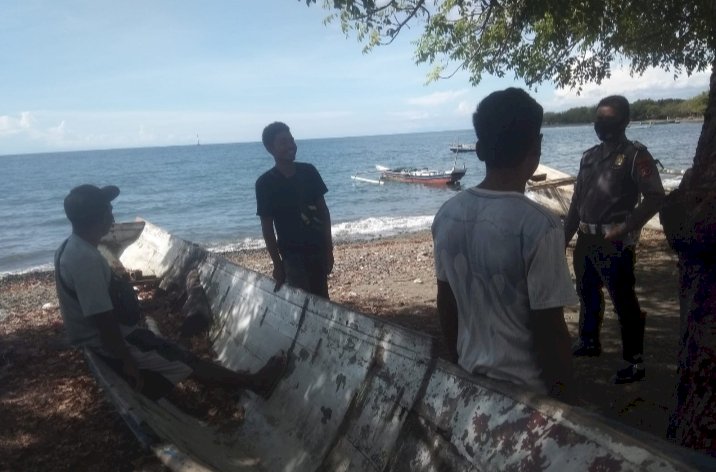 Waspada Dampak Rossby, Polsek Insana Utara Pantau Wilayah Pesisir Pantai