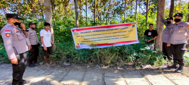 Satgas Preemtif Polres TTU Imbau Warga Tanam Pohon di Sekitar Lokasi Mata Air