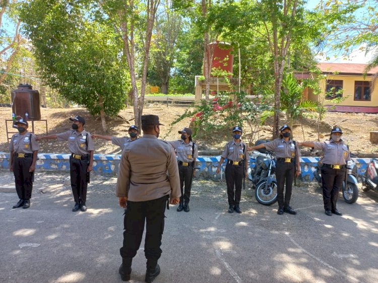 Binmas Polres TTU Beri Pembinaan Bagi Anggota Satpam