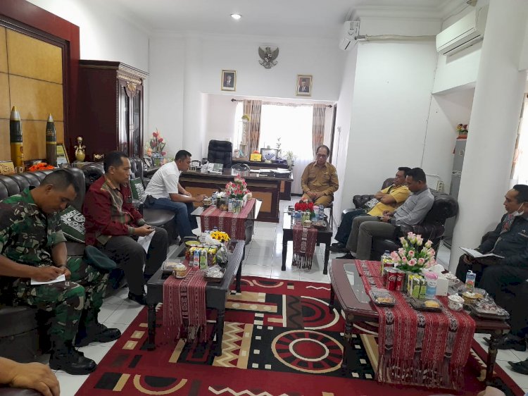 Kapolres TTU Hadiri Rapat Persiapan Kunjungan Tim Kemenkopolhukam RI