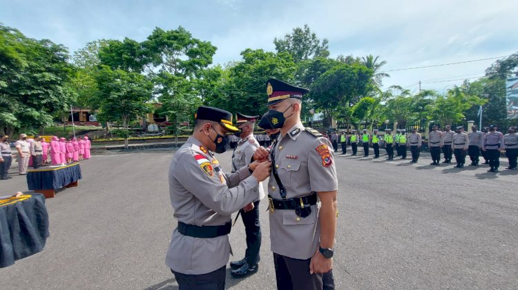 Kapolres TTU Pimpin Sertijab Kasat Lantas Polres TTU