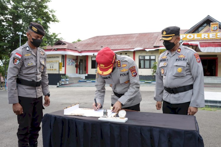 Polres TTU Terima 35 Orang Siswa Latja Bintara Polri Gelombang II Tahun 2022