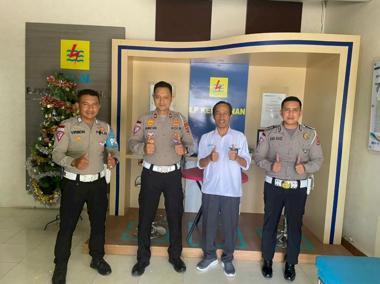 Kasat Lantas Polres TTU Kunjungi Kantor PLN Cabang Kefamenanu, Ini yang Dibahas