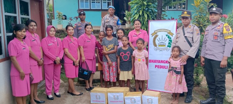 Wujud Kasih Polsek Insana Dalam Rangka HUT YKB ke-43