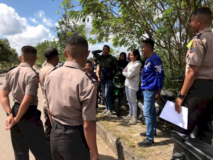 Sat Binmas Polres TTU Beri Himbauan Kamtibmas Tentang TPPO Kepada Kawula Muda