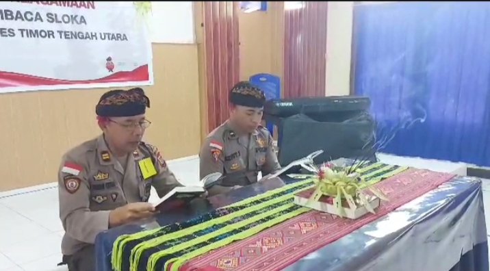 Songsong HUT Bhayangkara ke-77, Polres TTU Gelar Lomba MTQ, Lagu Rohani dan Pembacaan Sloka