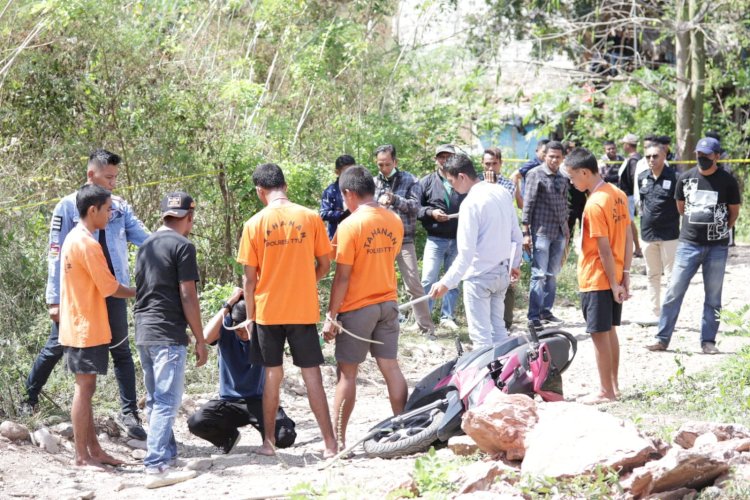 Kapolres TTU Hadiri Rekonstruksi Kasus Pembunuhan di BTN