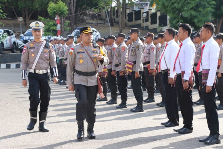 Pimpin Apel Gelar Pasukan Ops Kepolisian Kewilayahan Zebra Turangga 2023, Kapolres TTU Imbau Masyarakat Tertib Berlalu Lintas