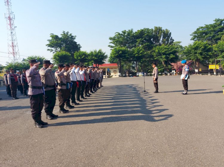 Jajaran Polsek Polres TTU Sosialisasi Perilaku Netralitas Anggota Polri dalam Tahapan Pemilu 2024