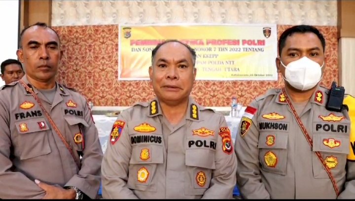 Sosialisasi di Polres TTU, Kabid Propam Polda NTT : Polri Tidak Boleh Terlibat Politik Praktis