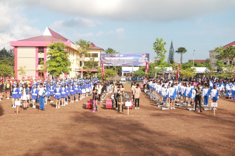 Lomba Drumband Piala Kapolda Nusa Tenggara Timur : Memupuk Semangat Kebangsaan dan Kerjasama.-