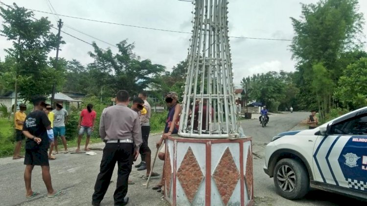 Kasat Lantas Polres TTU Imbau Masyarakat yang Lakukan Pungutan Saat Perbaiki Jalan