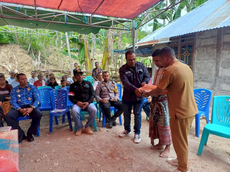 TKI Asal Kabupaten TTU Dipulangkan Meninggal Dunia, Bhabinkamtibmas Polres TTU Terus Lakukan Sosialisasi