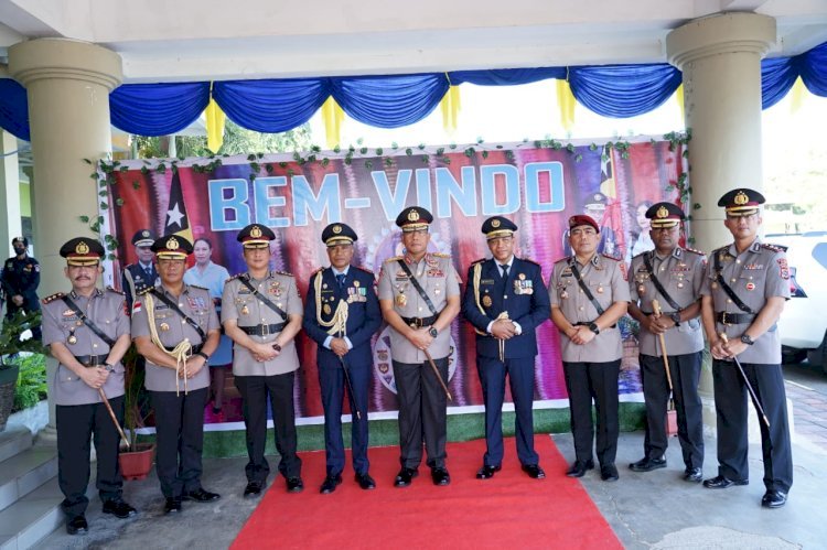 Kapolda NTT Hadiri Perayaan HUT ke-24 Polícia Nacional De Timor-Leste di Bairopite