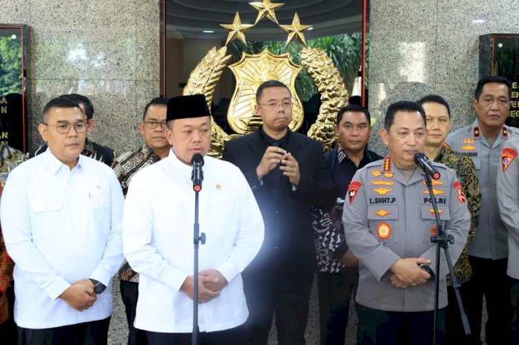 Menteri ATR/BPN Temui Kapolri Untuk Kerjasama Berantas Mafia Tanah Tanpa Toleransi