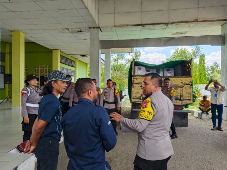 Kapolres TTU AKBP Moh. Mukhson, S.H., S.I.K., M.H. Pantau Langsung Pengamanan Jelang Hari Pencoblosan Pilkada 2024