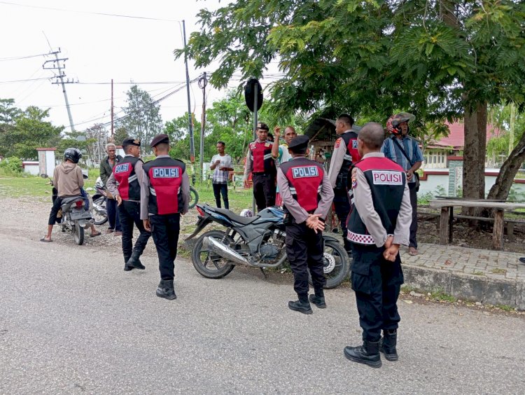 Patroli Rutin Satuan Samapta Polres TTU, Ciptakan Situasi Aman Jelang Natal dan Tahun Baru