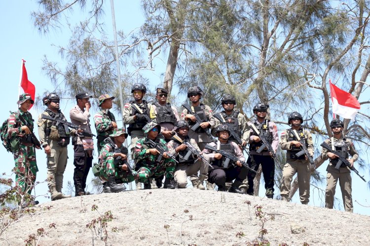 Pastikan Pilar Batas Negara Tetap Terjaga, Patroli Gabungan TNI - POLRI Perketat Pengawasan Perbatasan RI-RDTL