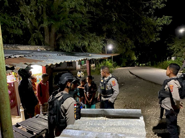 Satuan Raimas Polres TTU Gencar Patroli Rutin Cegah Aksi Premanisme