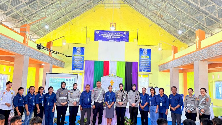 Sat Lantas Polres TTU Tanamkan Tertib Lalu Lintas Sejak Dini Melalui Program Police Go To School