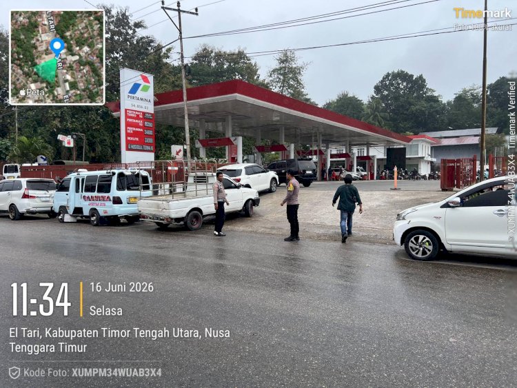 Polres TTU Gelar Patroli Presisi Guna Jamin Kamtibmas dan Antisipasi Gejolak Harga dan Kelangkaan BBM