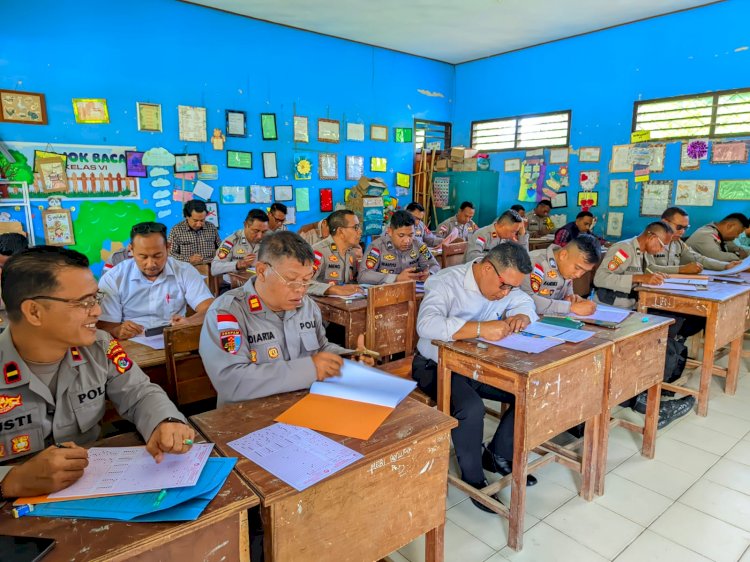 Pastikan Kelayakan Personel, Polres TTU Gandeng Tim Psikologi Polda NTT Gelar Tes Psikologi.