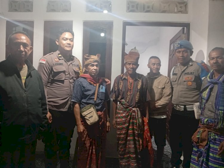 Respon Cepat Polres TTU Temukan dan Pulangkan Seorang Lansia  Peserta Demo yang Sempat Dilaporkan Hilang