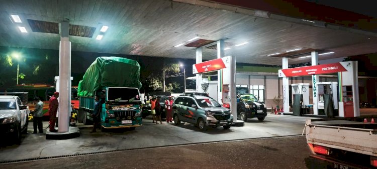 Polres TTU Perketat Pengamanan dan Monitoring Tiga SPBU, Menjamin Ketersediaan BBM serta Mencegah Potensi Kecurangan