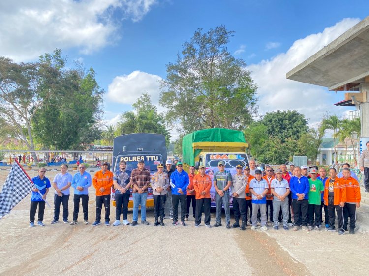 Polres TTU dan Pemda TTU Kirim Bantuan Sosial Senilai Rp235 Juta untuk Korban Gempa Flores