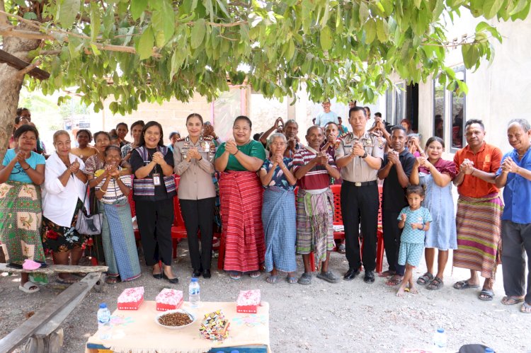 Polres Ttu Hadir Di Tengah Masyarakat, Program Polisi Peduli Pengangguran Dorong Pemuda Besnaen Miliki Keterampilan Kerja