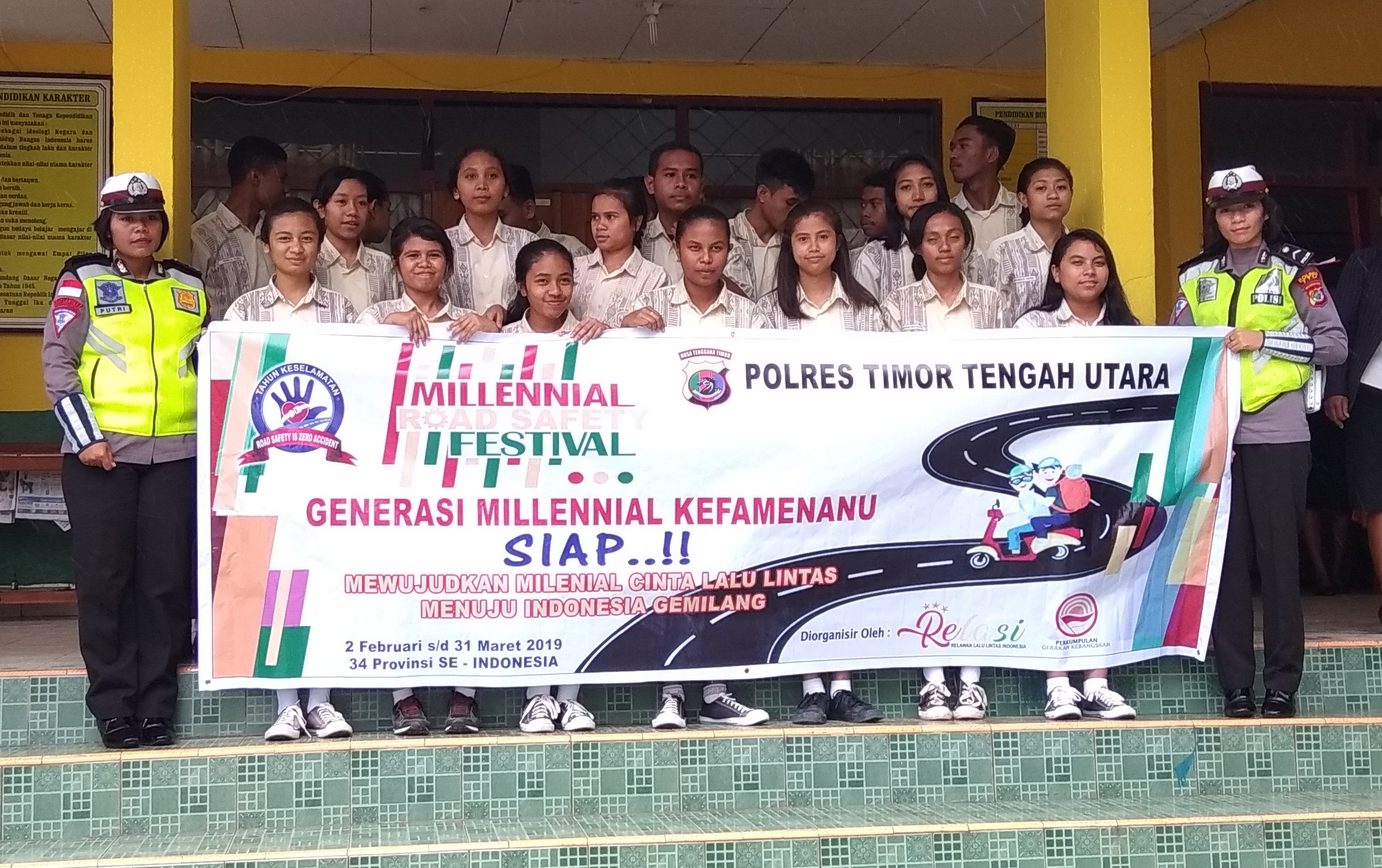 SAT LANTAS POLRES TTU BERIKAN SOSIALISASI KEPADA GENERASI MILLENNIAL