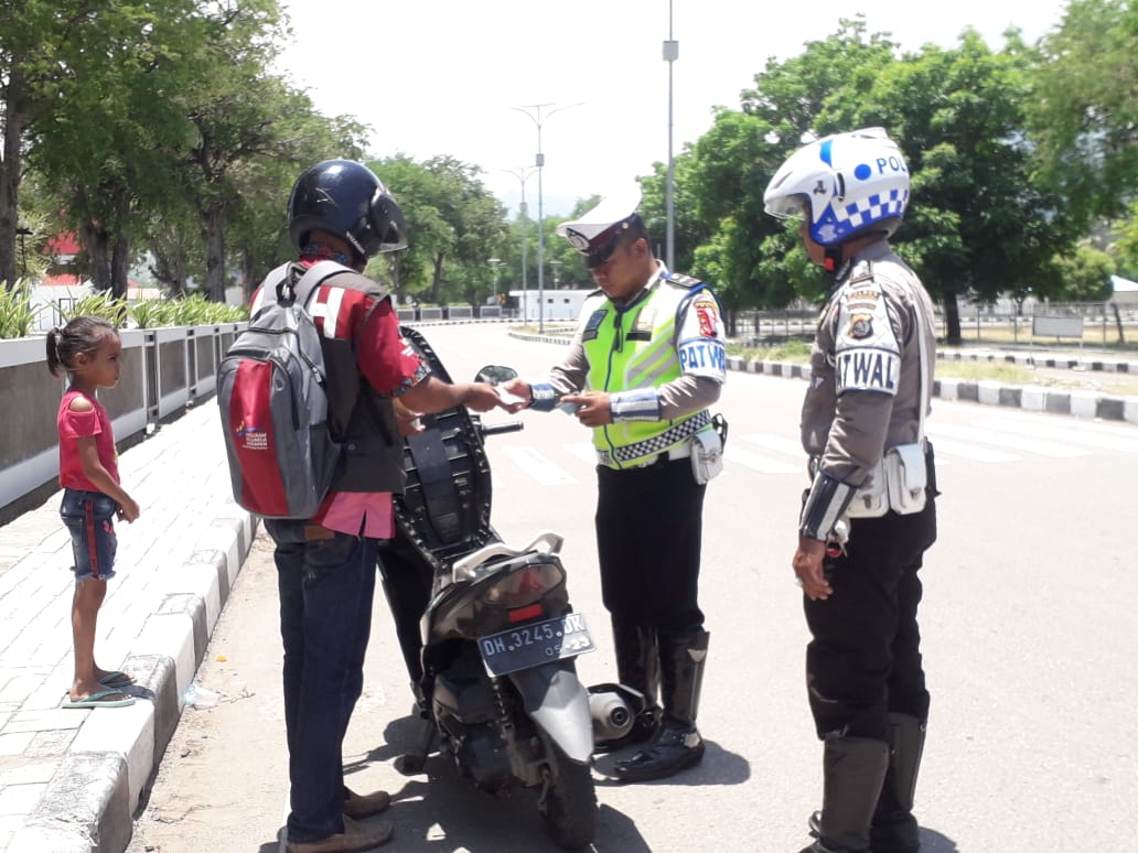 KASAT LANTAS POLRES TTU PIMPIN LANGSUNG OPERASI K2YD